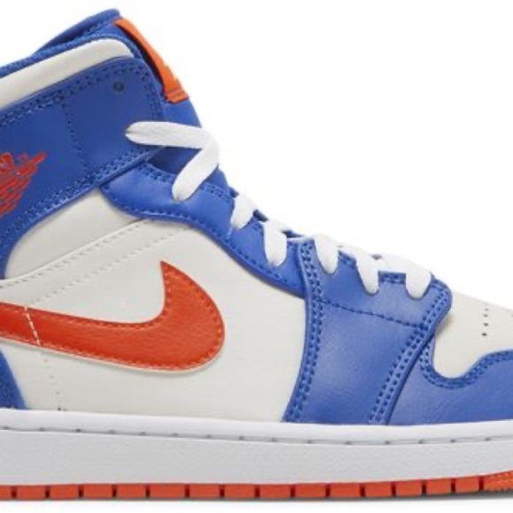 Nike Other - Nike AIR JORDAN  Blue and Orange High-Top Sneakers SIZE 18